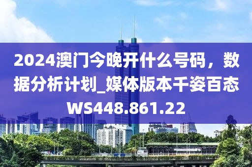 2024澳门今晚开什么号码，数据分析计划_媒体版本千姿百态WS448.861.22