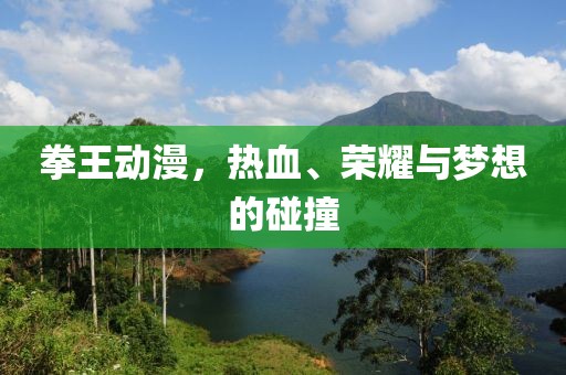 拳王动漫，热血、荣耀与梦想的碰撞