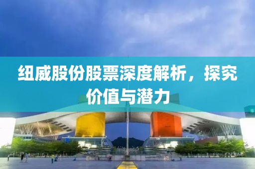 纽威股份股票深度解析，探究价值与潜力