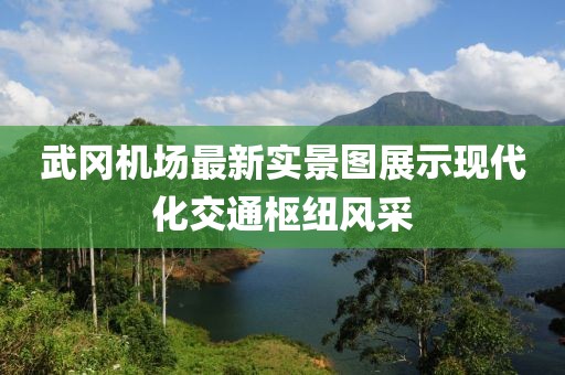 武冈机场最新实景图展示现代化交通枢纽风采