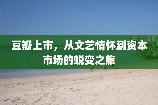 豆瓣上市，从文艺情怀到资本市场的蜕变之旅