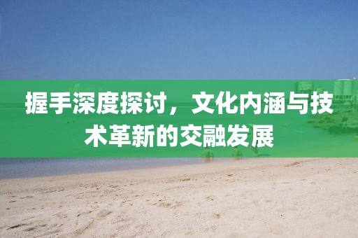 握手深度探讨，文化内涵与技术革新的交融发展