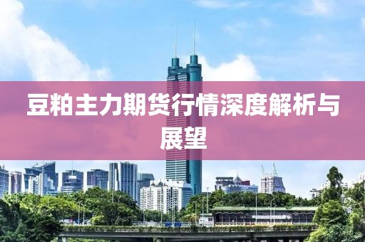豆粕主力期货行情深度解析与展望