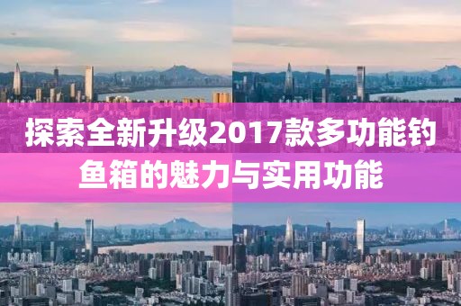 探索全新升级2017款多功能钓鱼箱的魅力与实用功能