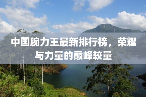 中国腕力王最新排行榜，荣耀与力量的巅峰较量