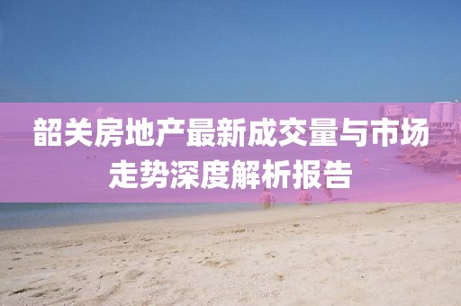 韶关房地产最新成交量与市场走势深度解析报告