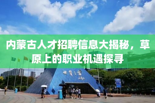 内蒙古人才招聘信息大揭秘，草原上的职业机遇探寻