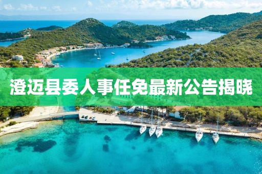 澄迈县委人事任免最新公告揭晓