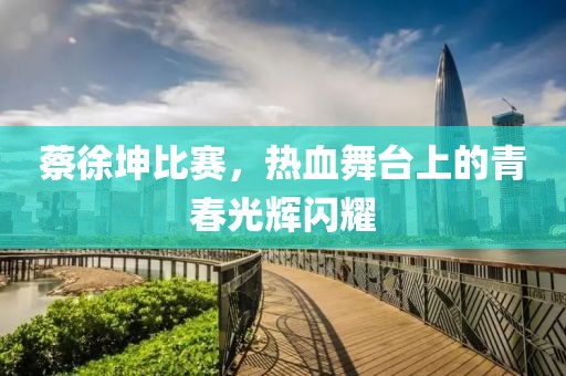 蔡徐坤比赛，热血舞台上的青春光辉闪耀