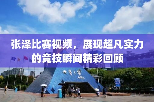 张泽比赛视频，展现超凡实力的竞技瞬间精彩回顾