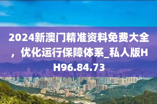 2024新澳门精准资料免费大全，优化运行保障体系_私人版HH96.84.73