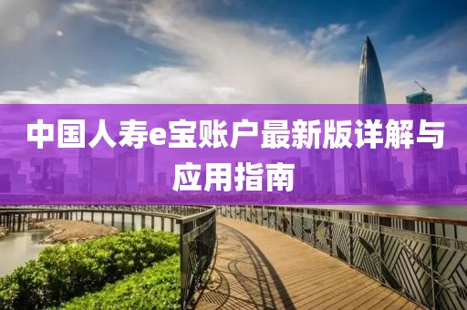 中国人寿e宝账户最新版详解与应用指南