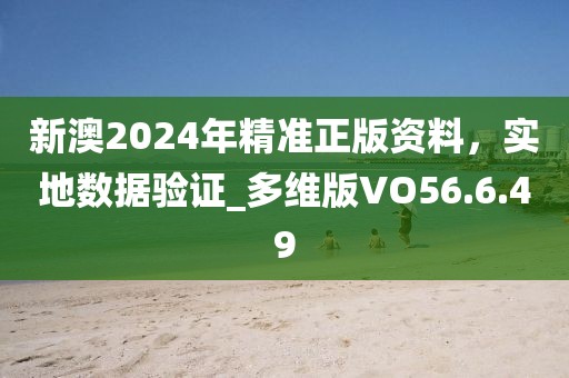 新澳2024年精准正版资料，实地数据验证_多维版VO56.6.49