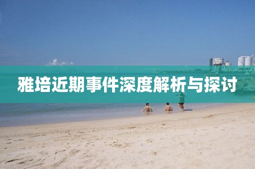 雅培近期事件深度解析与探讨