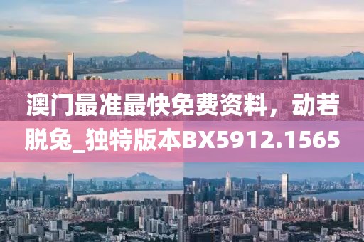 澳门最准最快免费资料，动若脱兔_独特版本BX5912.1565