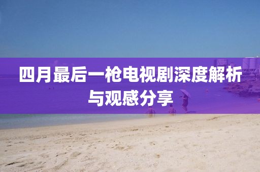 四月最后一枪电视剧深度解析与观感分享