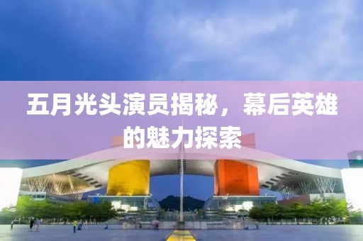 五月光头演员揭秘，幕后英雄的魅力探索