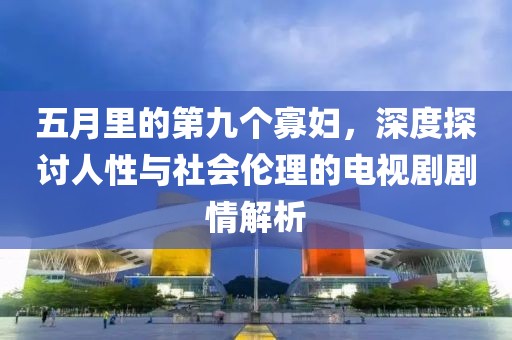 五月里的第九个寡妇，深度探讨人性与社会伦理的电视剧剧情解析