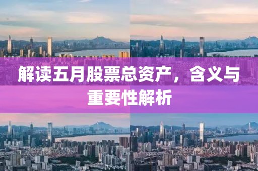 解读五月股票总资产，含义与重要性解析