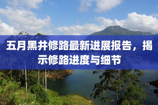 五月黑井修路最新进展报告，揭示修路进度与细节
