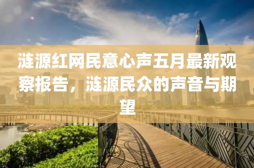 涟源红网民意心声五月最新观察报告，涟源民众的声音与期望