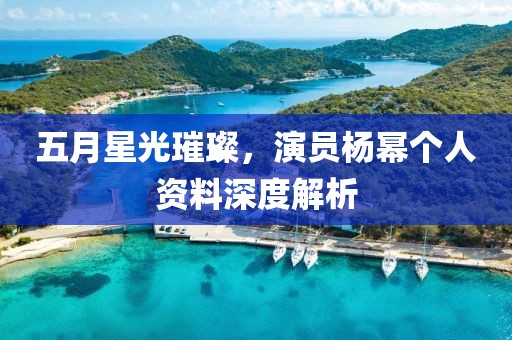五月星光璀璨，演员杨幂个人资料深度解析