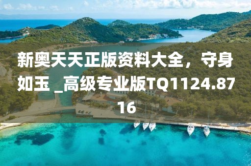 新奥天天正版资料大全，守身如玉 _高级专业版TQ1124.8716