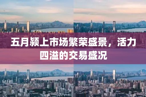 五月颍上市场繁荣盛景，活力四溢的交易盛况