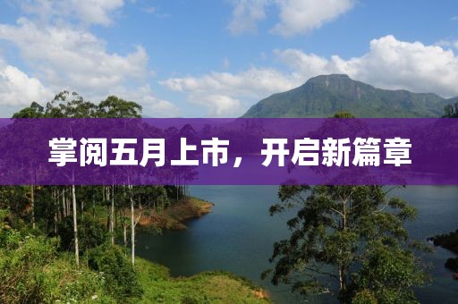 掌阅五月上市，开启新篇章