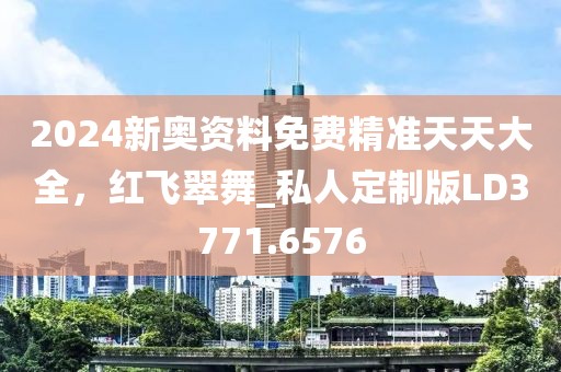 2024新奥资料免费精准天天大全，红飞翠舞_私人定制版LD3771.6576