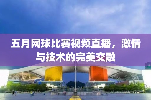 五月网球比赛视频直播，激情与技术的完美交融