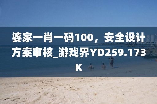 婆家一肖一码100，安全设计方案审核_游戏界YD259.173K