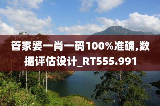 管家婆一肖一码100%准确,数据评估设计_RT555.991