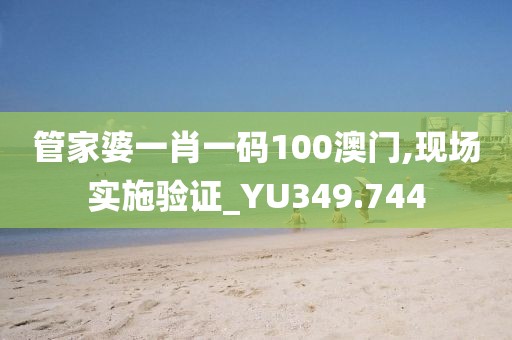 管家婆一肖一码100澳门,现场实施验证_YU349.744