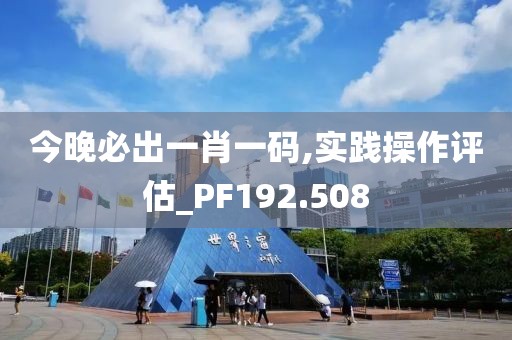今晚必出一肖一码,实践操作评估_PF192.508