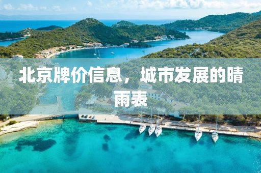 北京牌价信息，城市发展的晴雨表