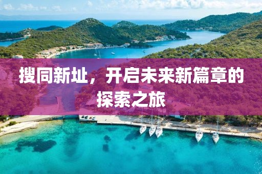 搜同新址，开启未来新篇章的探索之旅