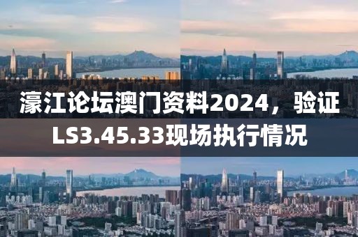 濠江论坛澳门资料2024，验证LS3.45.33现场执行情况