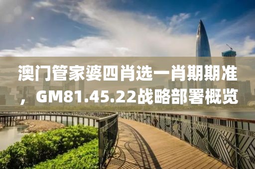 澳门管家婆四肖选一肖期期准，GM81.45.22战略部署概览