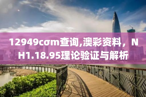 12949cσm查询,澳彩资料，NH1.18.95理论验证与解析