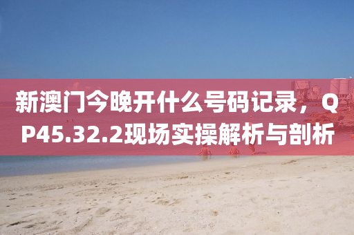 新澳门今晚开什么号码记录，QP45.32.2现场实操解析与剖析