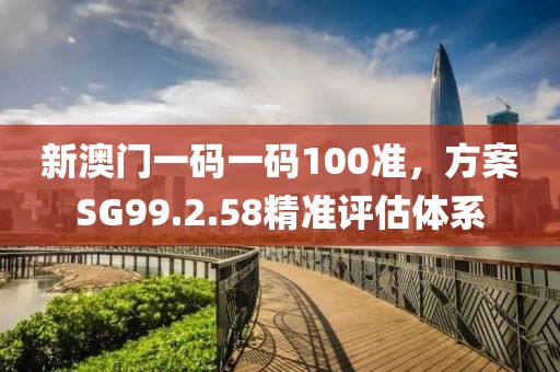 新澳门一码一码100准，方案SG99.2.58精准评估体系
