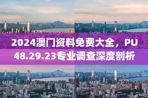 2024澳门资料免费大全，PU48.29.23专业调查深度剖析